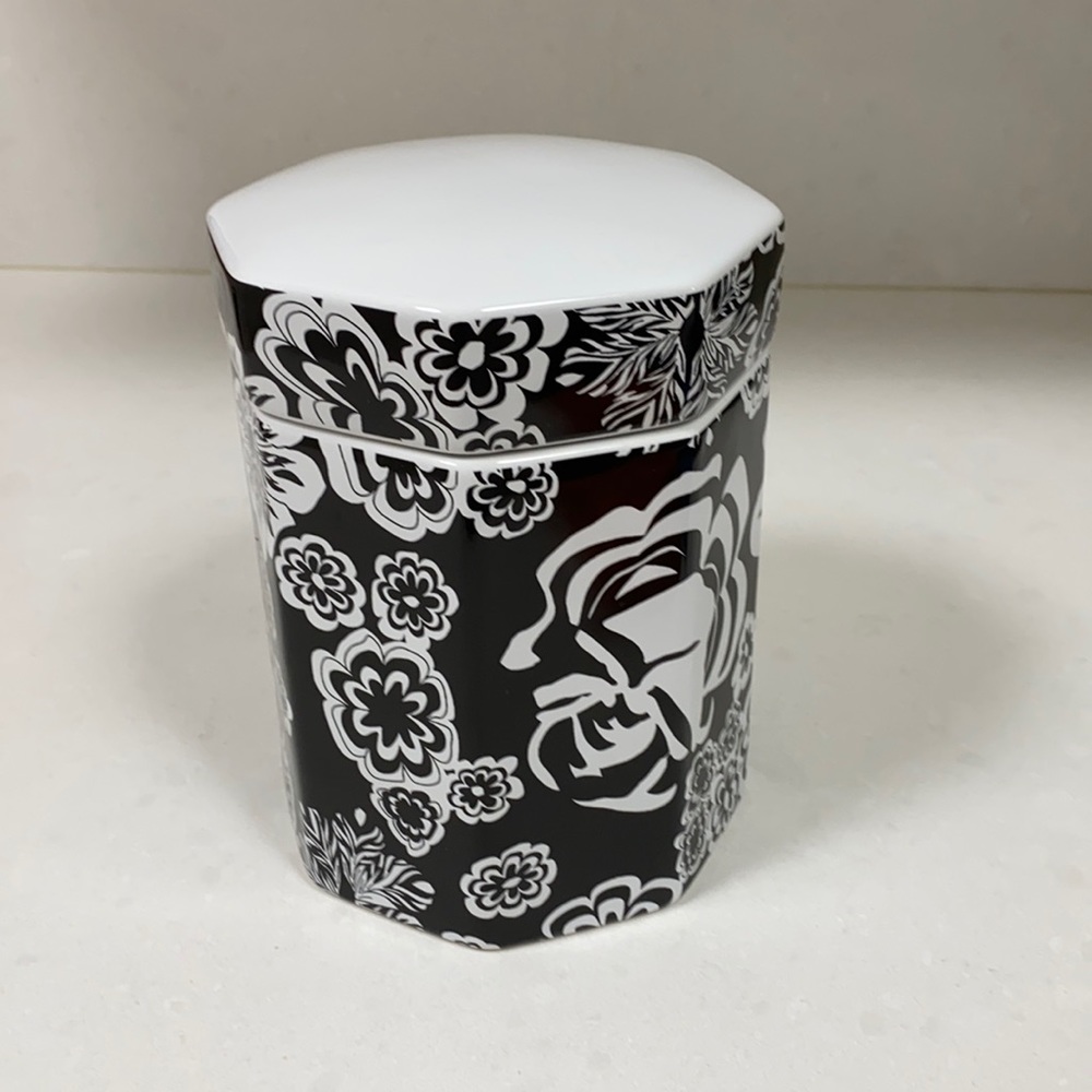 NWT RARE Missoni for Target Black & White Floral Jar